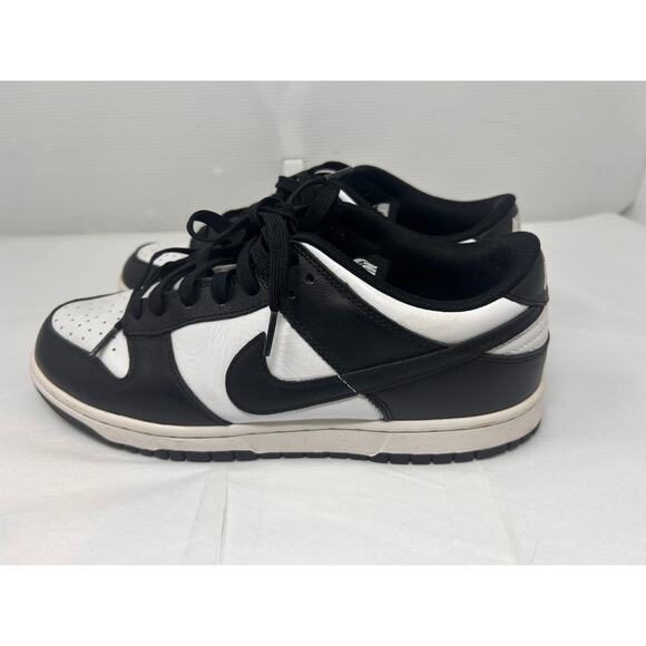 Nike Dunk Low Black White Panda Sneakers Men’s 10.5 Black White - Picture 9 of 9